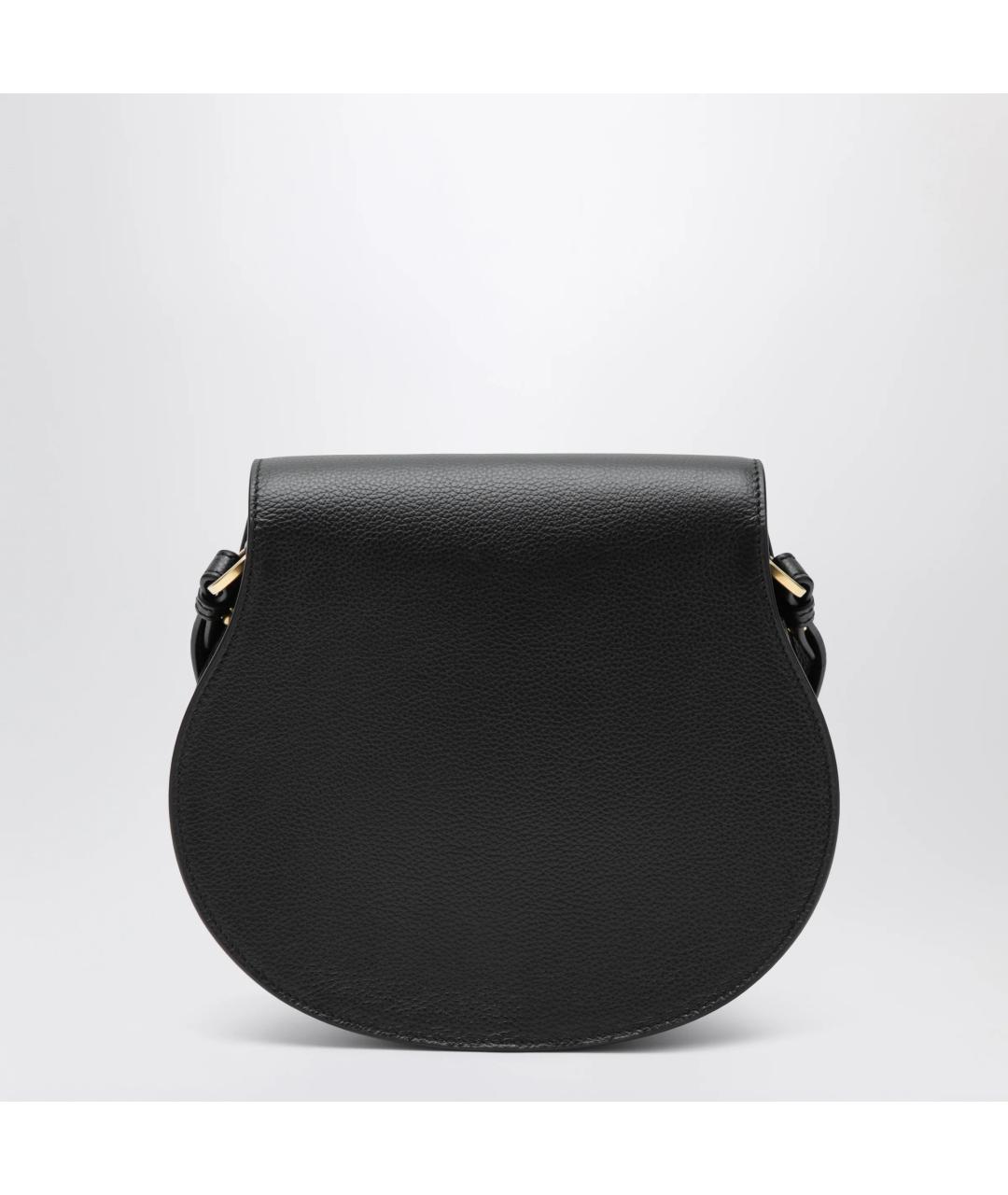 CHLOE Черная кожаная сумка через плечо, фото 2
