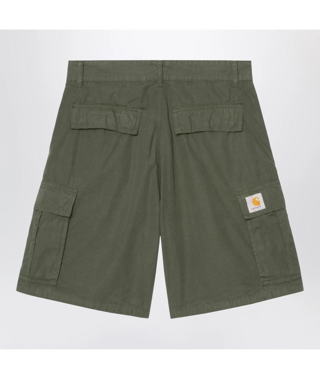 CARHARTT WIP Зеленые хлопковые шорты, фото 2
