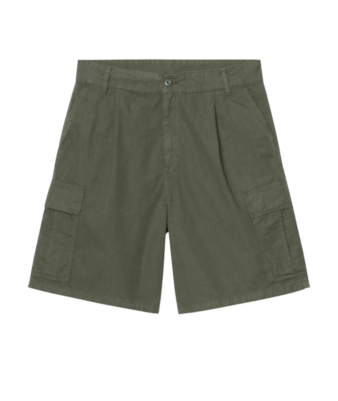 CARHARTT WIP Зеленые хлопковые шорты, фото 1