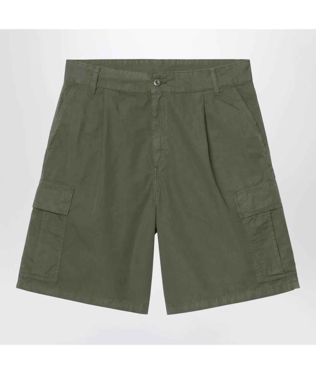 CARHARTT WIP Зеленые хлопковые шорты, фото 3
