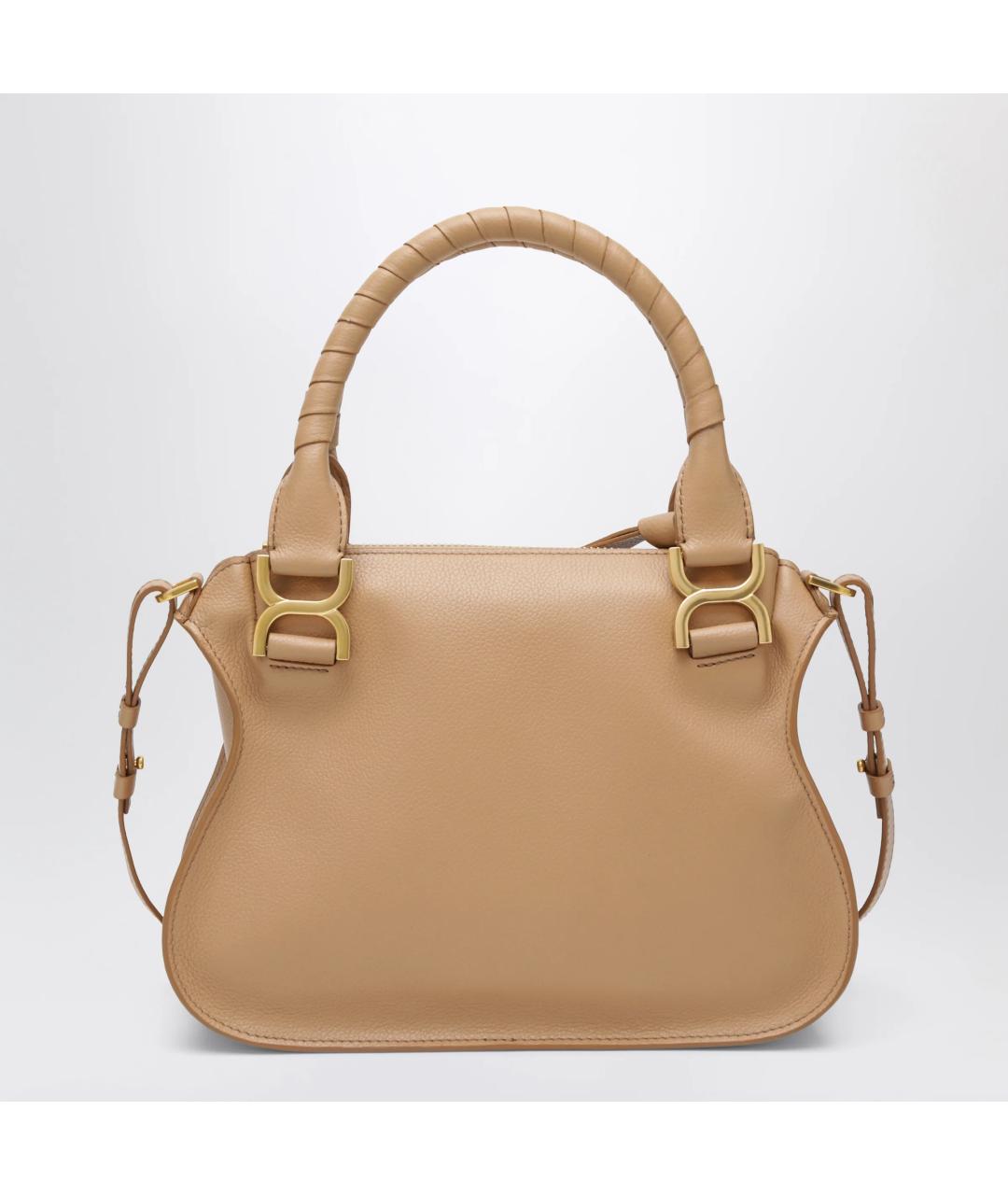 CHLOE Бежевая кожаная сумка тоут, фото 2