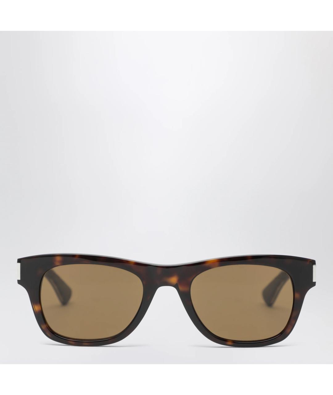 SAINT LAURENT Мульти пластиковые солнцезащитные очки, фото 3