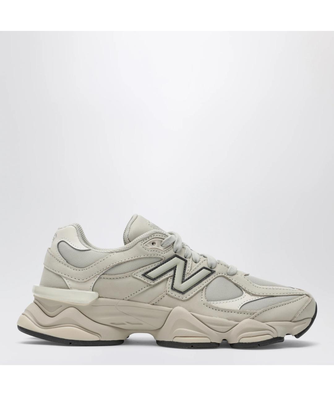 NEW BALANCE Бежевые синтетические низкие кроссовки / кеды, фото 3