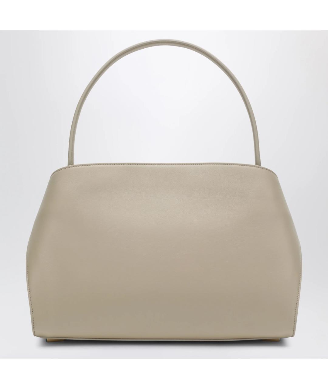 FERRAGAMO Бежевая кожаная сумка тоут, фото 2