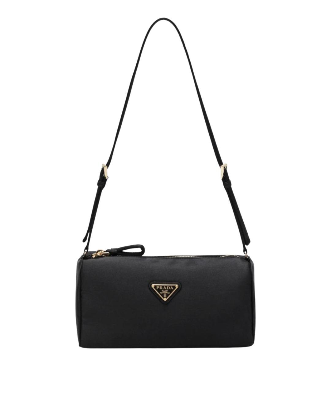 PRADA Черная тканевая сумка через плечо, фото 1