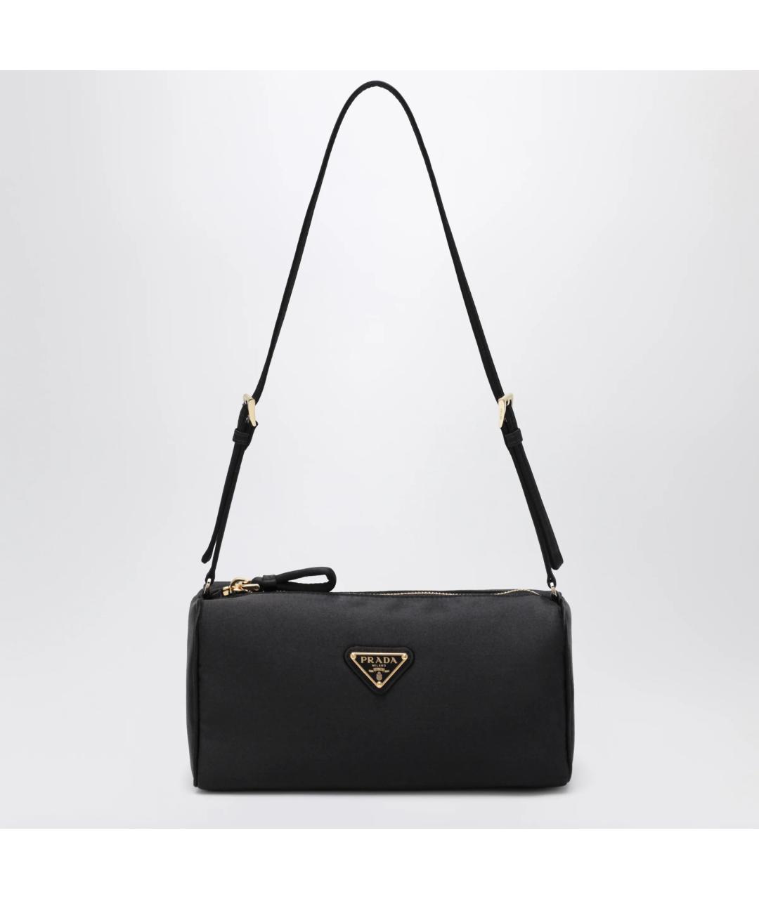 PRADA Черная тканевая сумка через плечо, фото 3