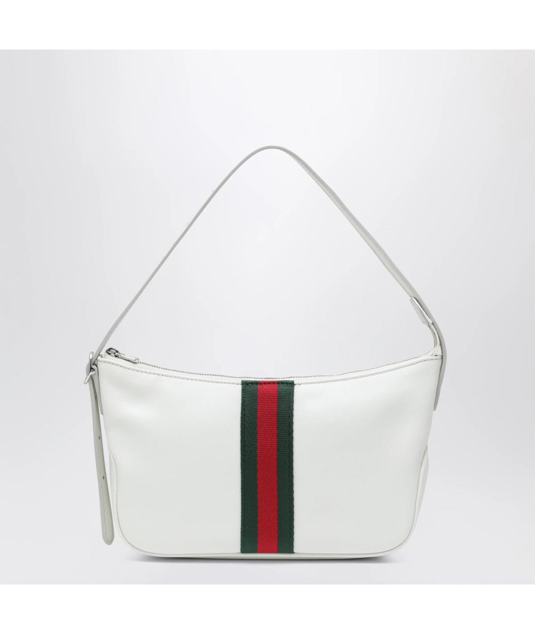 GUCCI Белая кожаная сумка на плечо, фото 3