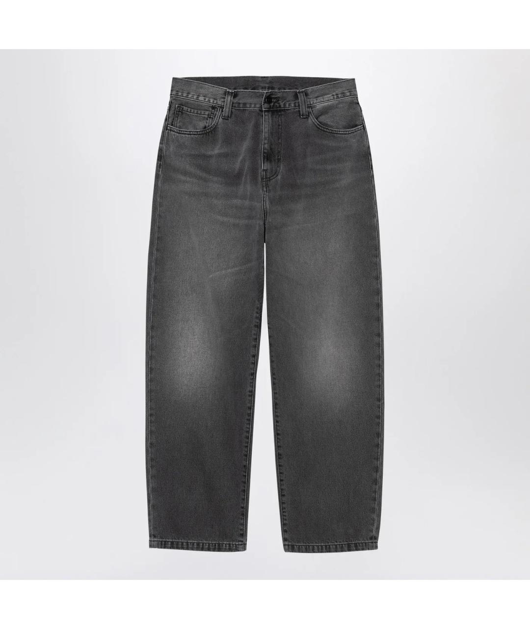 CARHARTT WIP Черные хлопковые прямые джинсы, фото 3