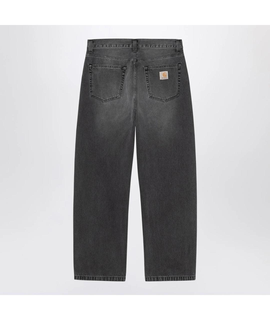 CARHARTT WIP Черные хлопковые прямые джинсы, фото 2