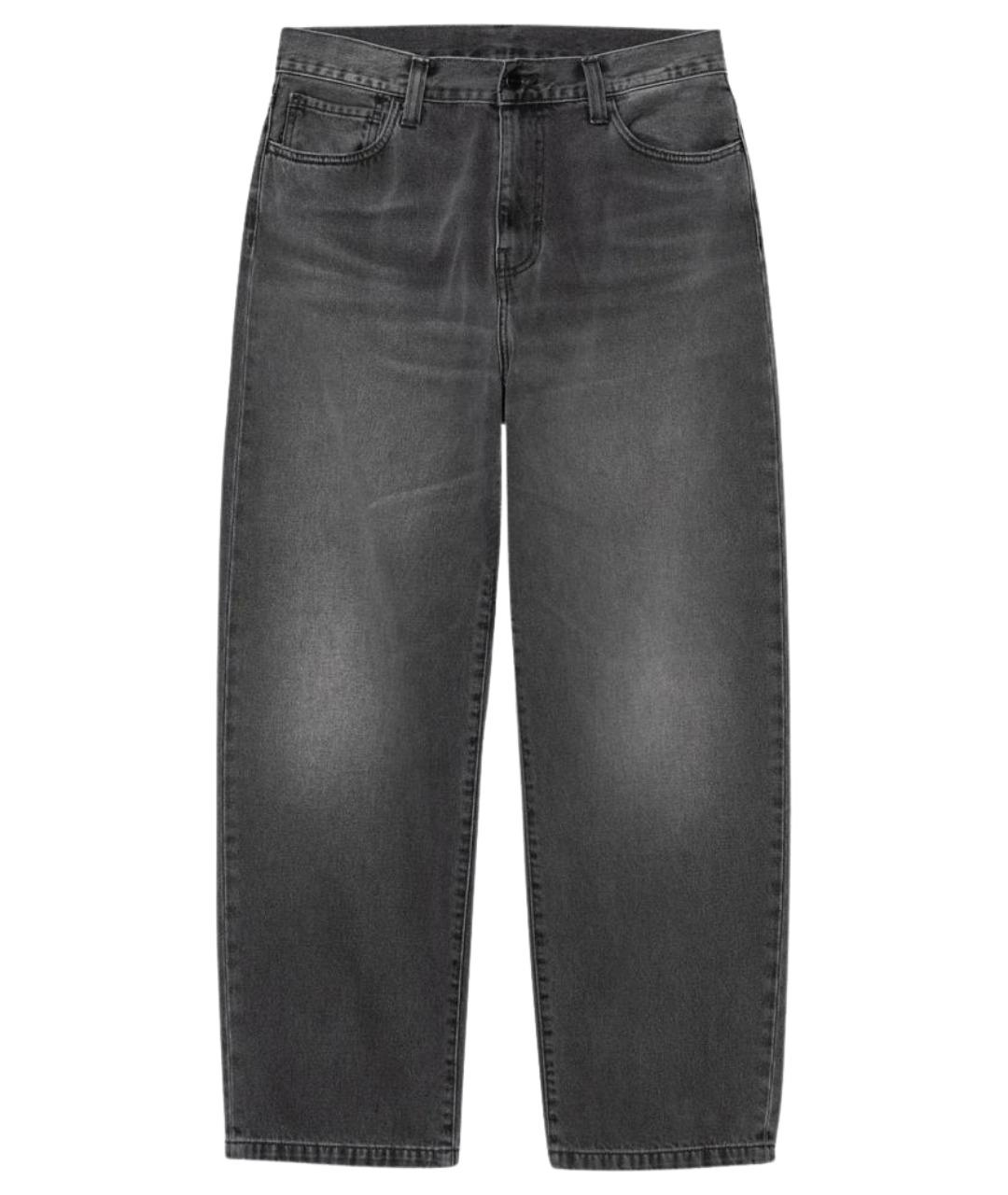 CARHARTT WIP Черные хлопковые прямые джинсы, фото 1