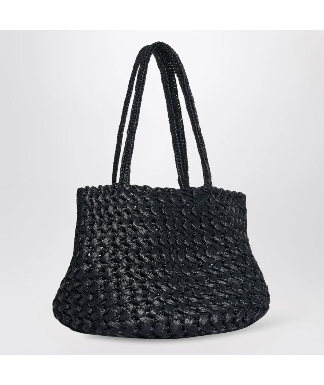 THE ROW Черная пелетеная сумка тоут, фото 2