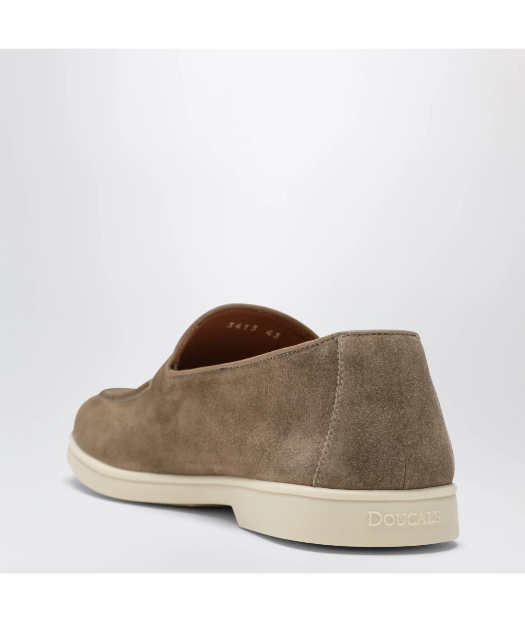 DOUCAL'S Бежевые замшевые лоферы, фото 2