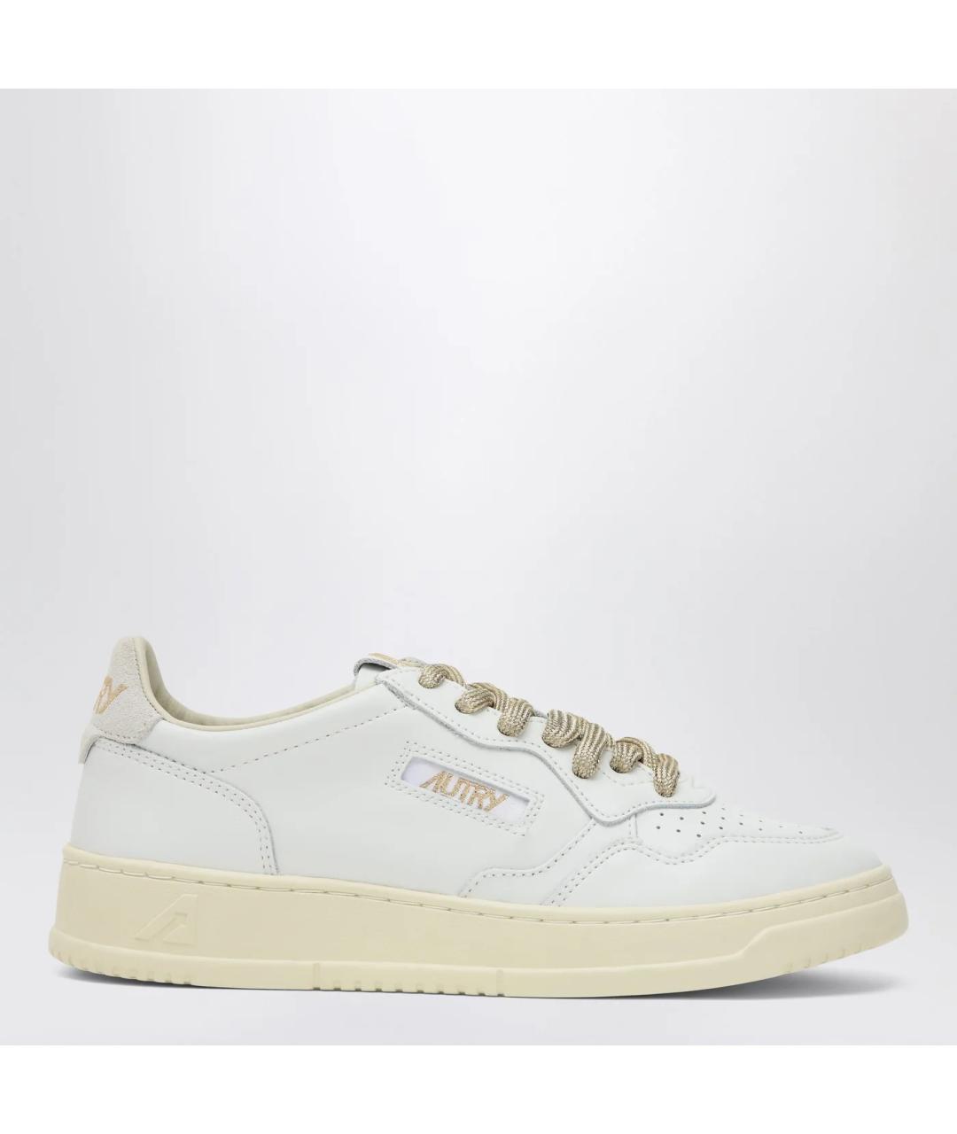 AUTRY Белые кожаные кроссовки, фото 3