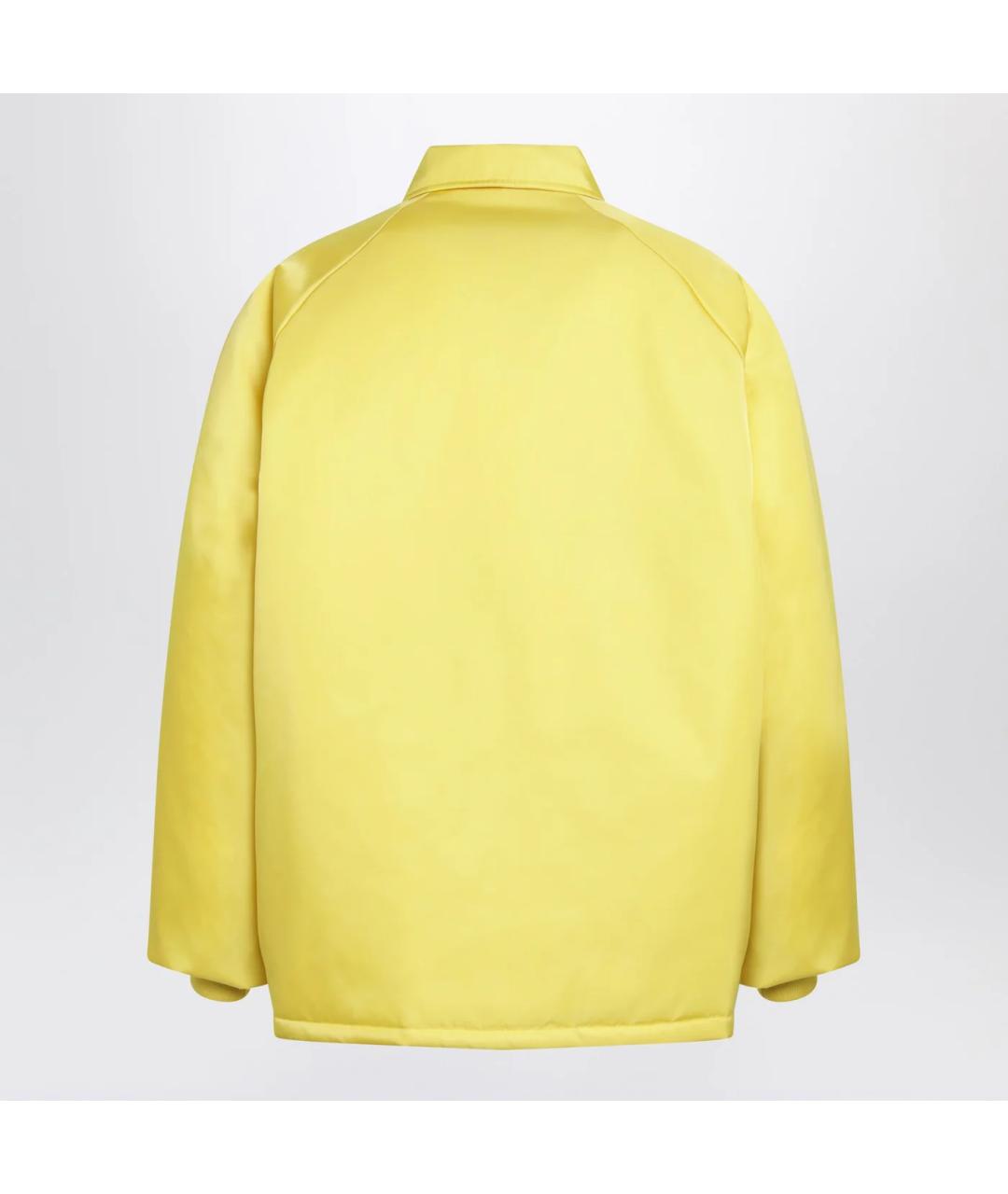 PRADA Желтая полиамидовая куртка, фото 2