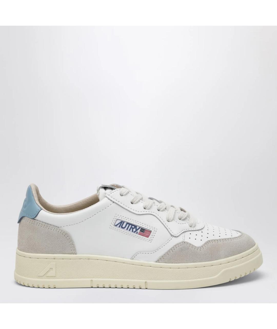 AUTRY Белые кожаные кроссовки, фото 3