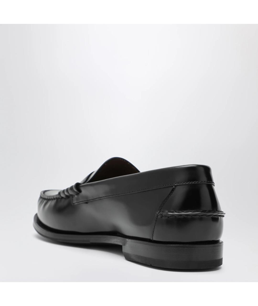 PRADA Черные кожаные лоферы, фото 2