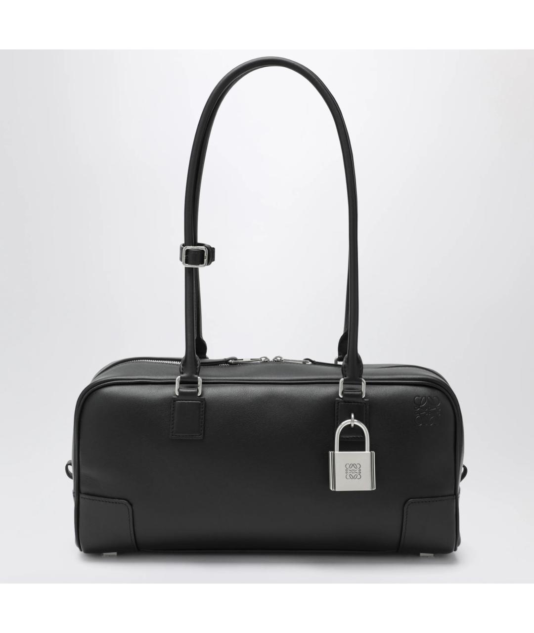 LOEWE Черная кожаная сумка через плечо, фото 3