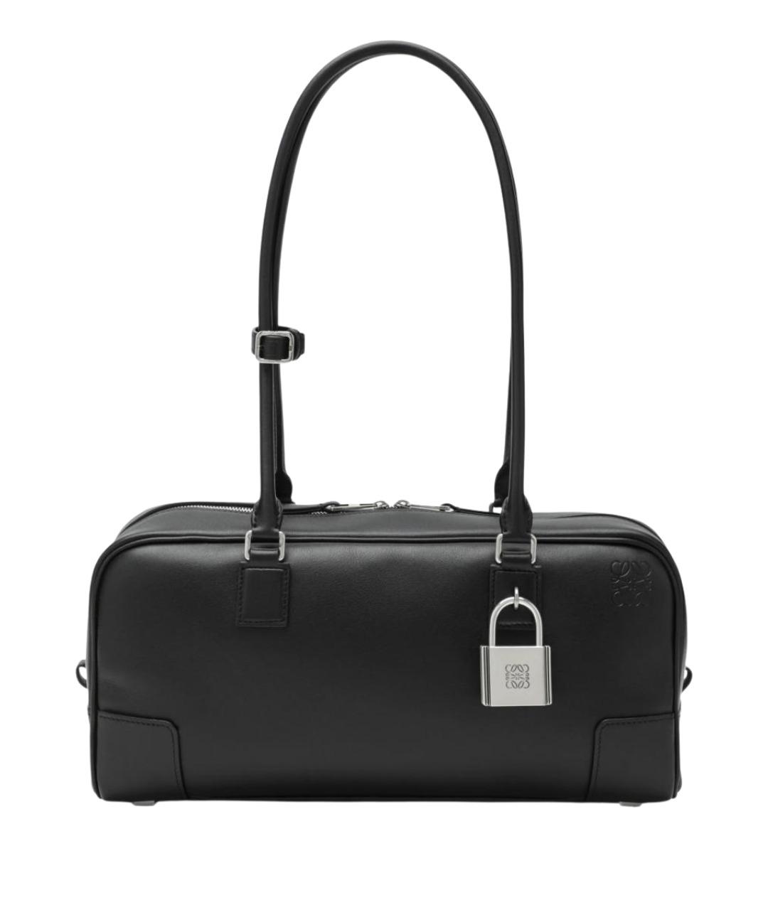 LOEWE Черная кожаная сумка через плечо, фото 1