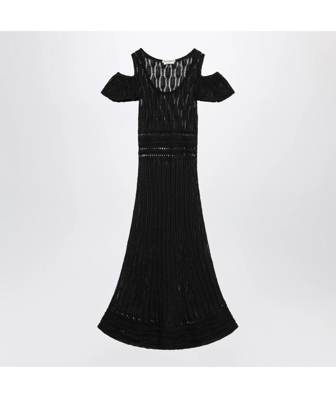 J.W.ANDERSON Черное вискозное повседневное платье, фото 3