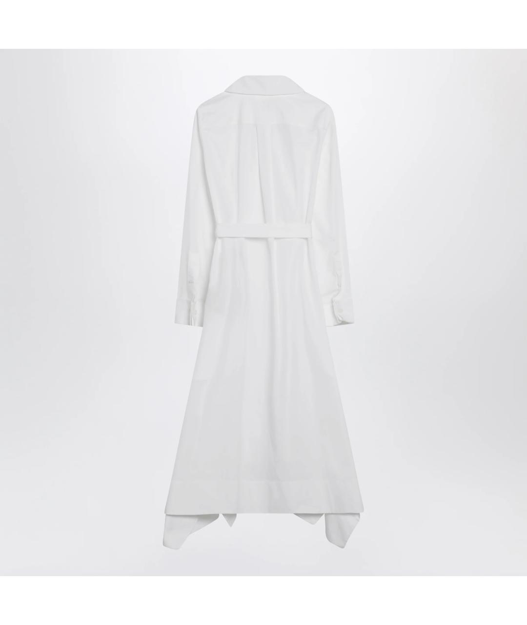 LOEWE Белое хлопковое повседневное платье, фото 2