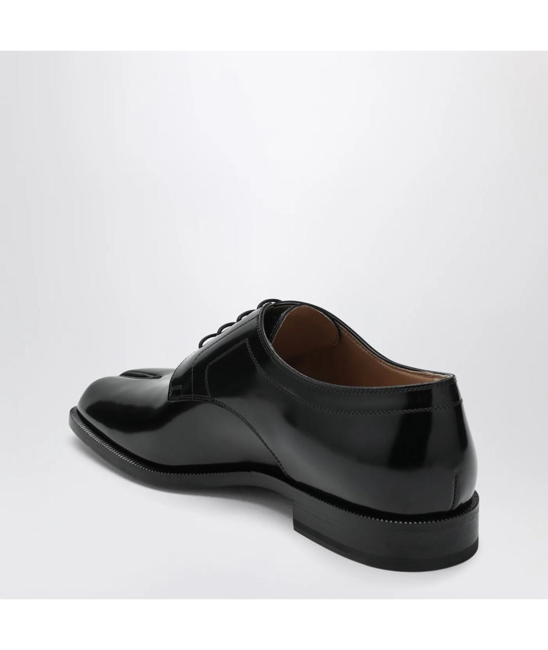 MAISON MARGIELA Черные туфли из лакированной кожи, фото 2