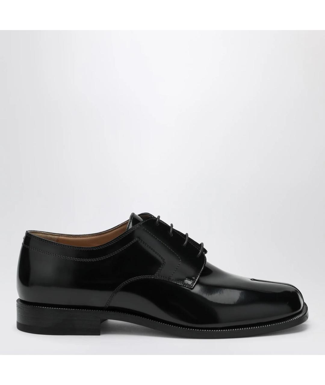 MAISON MARGIELA Черные туфли из лакированной кожи, фото 3