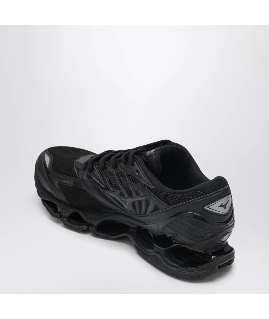 MIZUNO Черные синтетические низкие кроссовки / кеды, фото 2