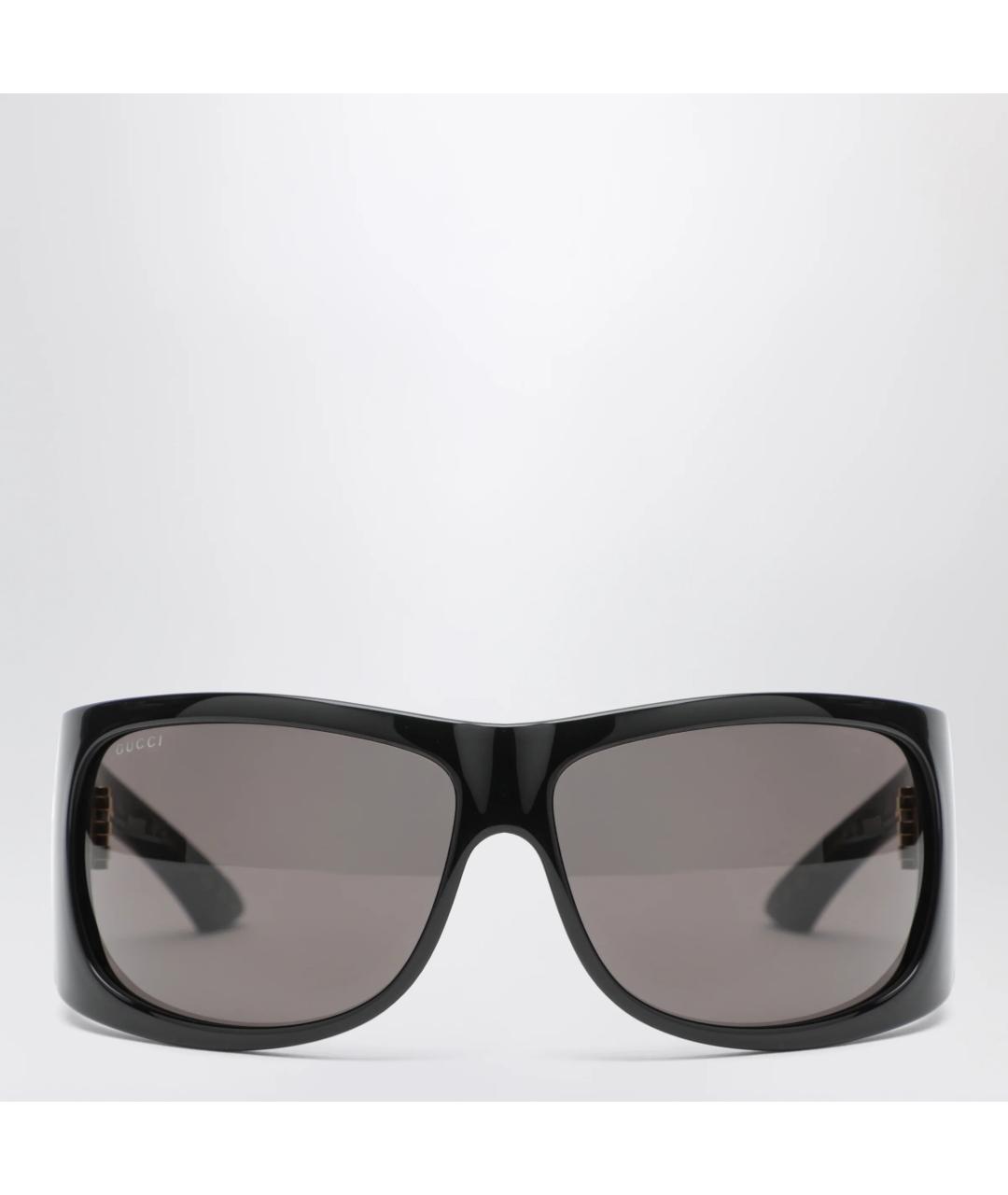 GUCCI Черные пластиковые солнцезащитные очки, фото 3