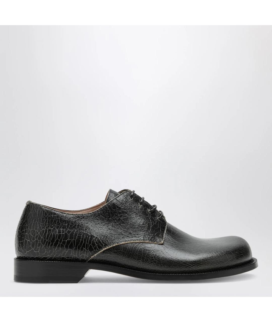 LOEWE Черные кожаные туфли, фото 3