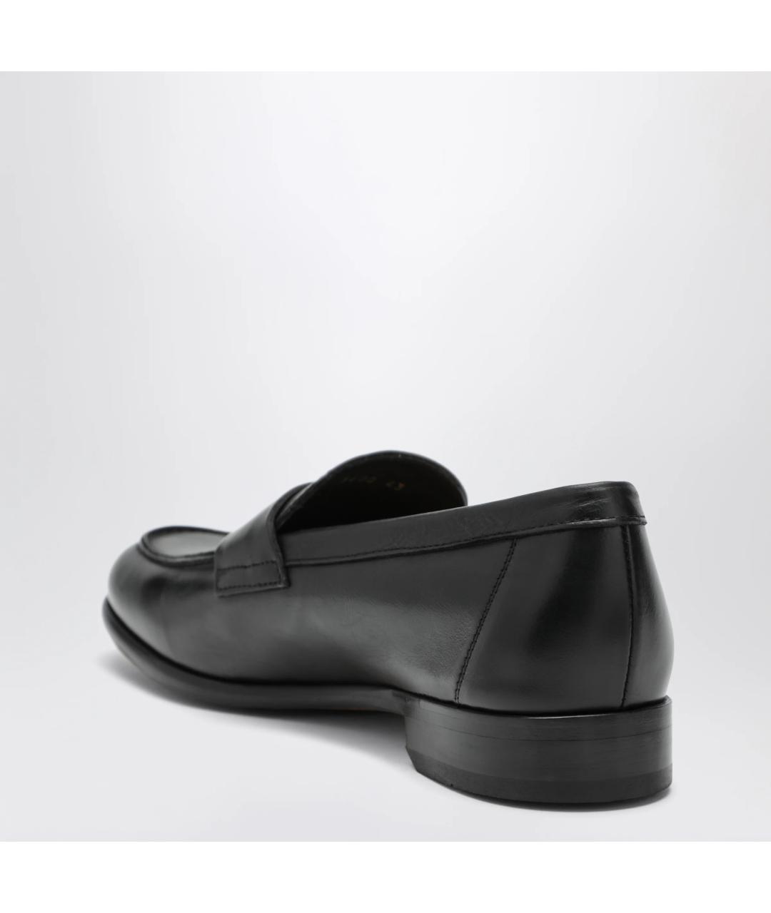 DOUCAL'S Черные кожаные лоферы, фото 2