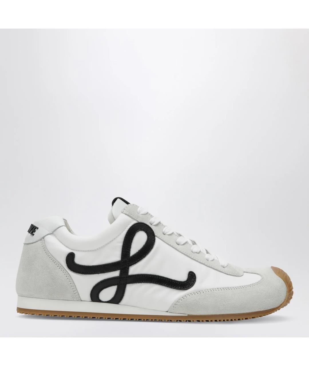 LOEWE Белые синтетические кроссовки, фото 3