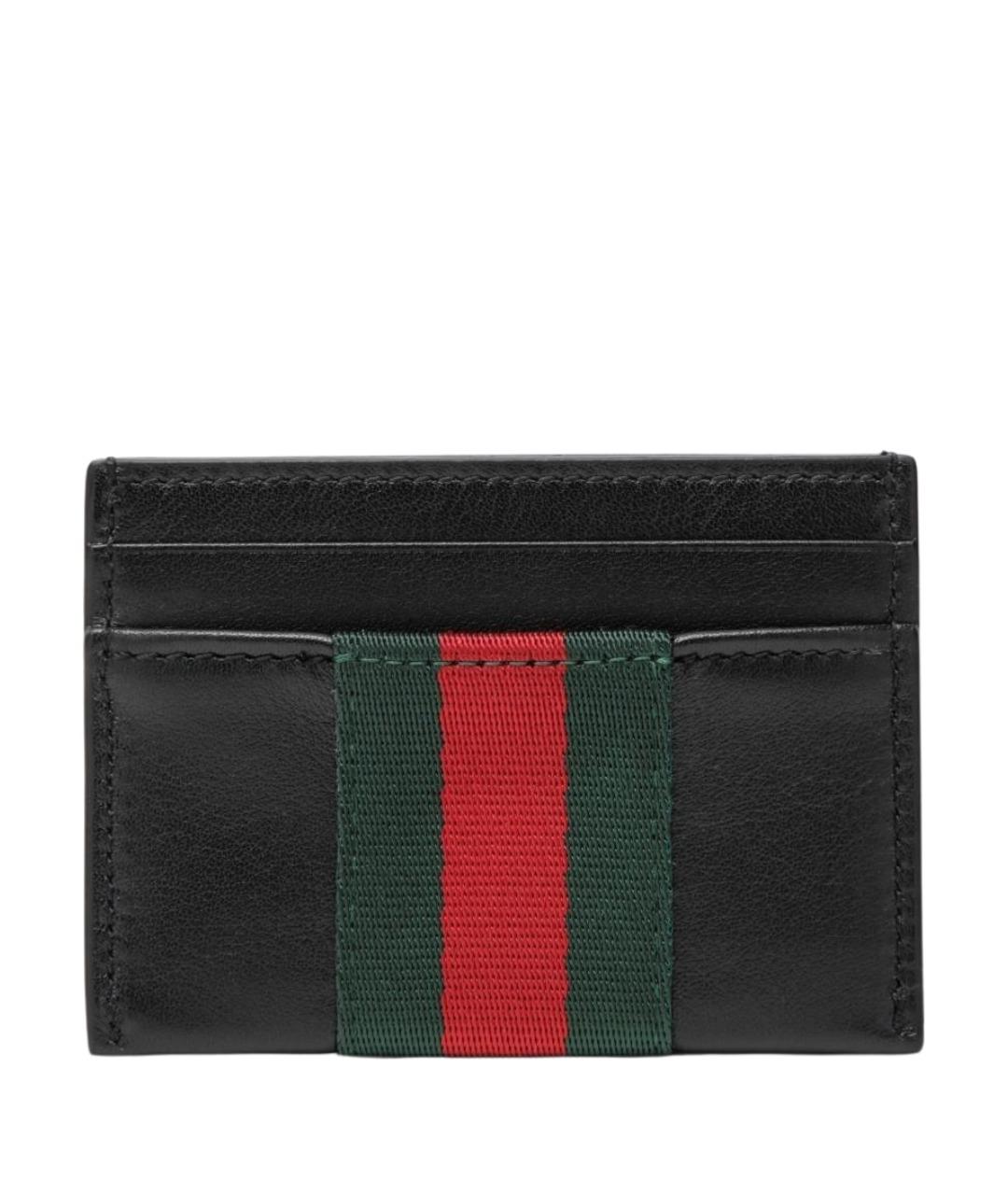 GUCCI Черный кожаный кошелек, фото 2