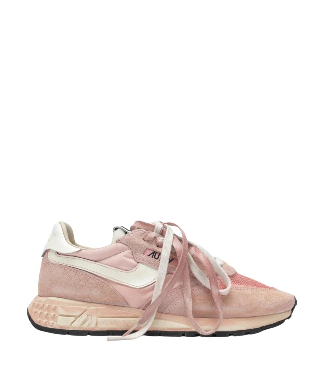 AUTRY Розовые замшевые кроссовки, фото 1