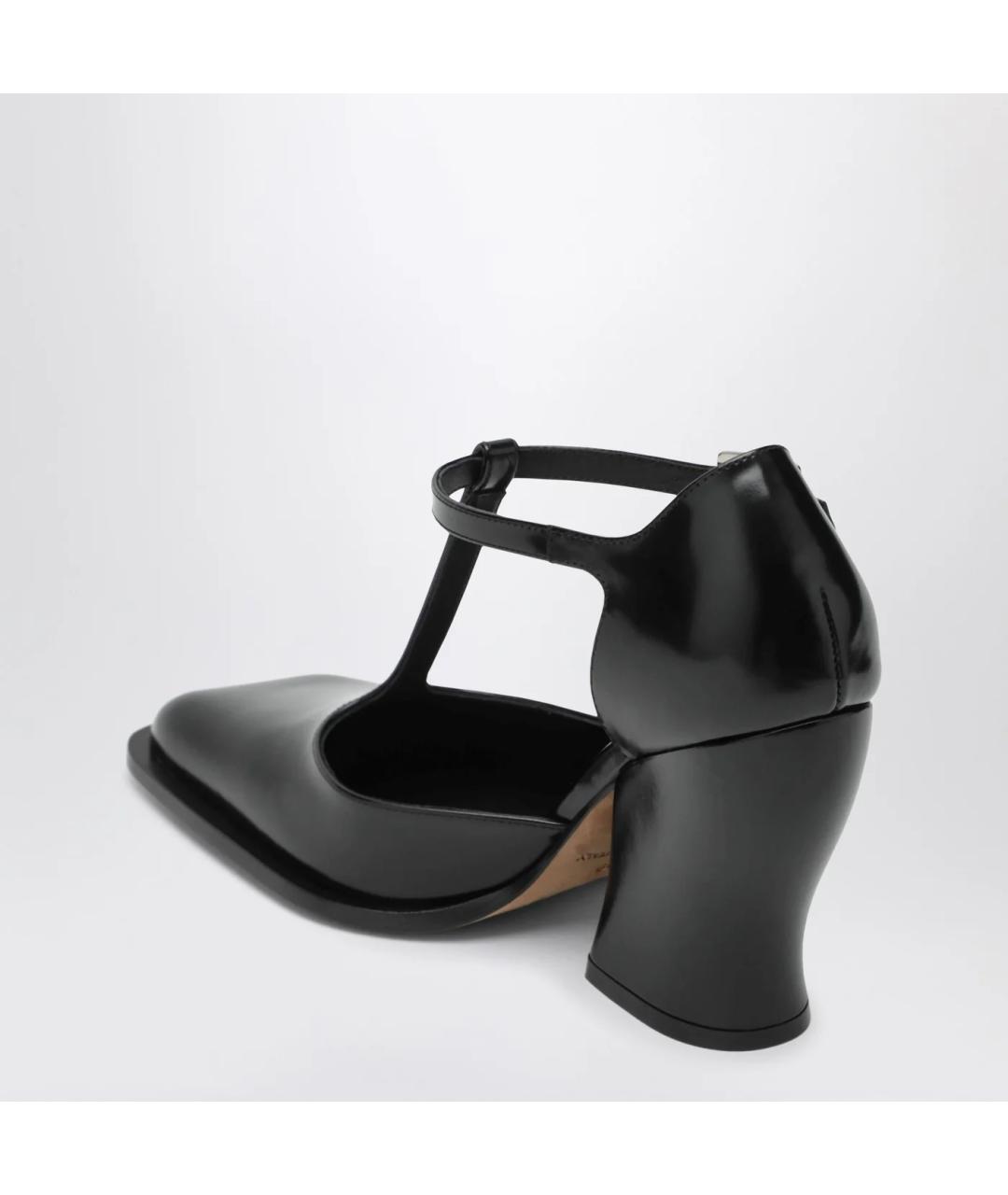 LOEWE Черные кожаные туфли, фото 2