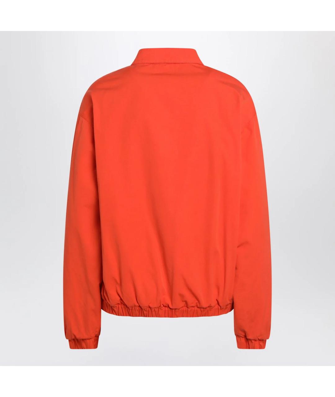 MIU MIU Оранжевая хлопковая куртка, фото 2