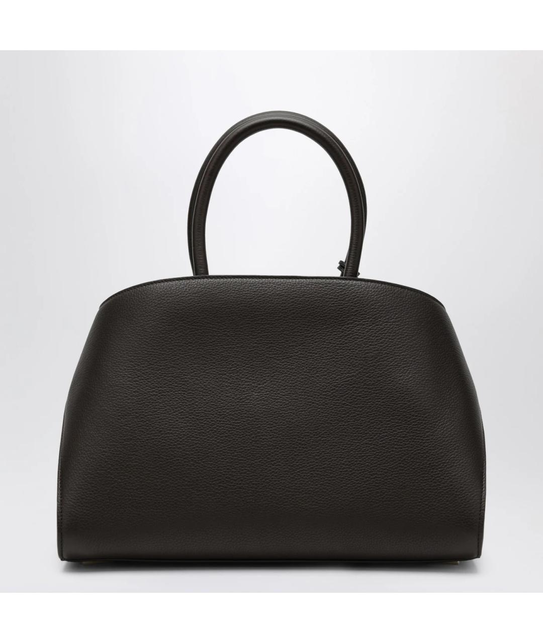 FERRAGAMO Коричневая кожаная сумка тоут, фото 2