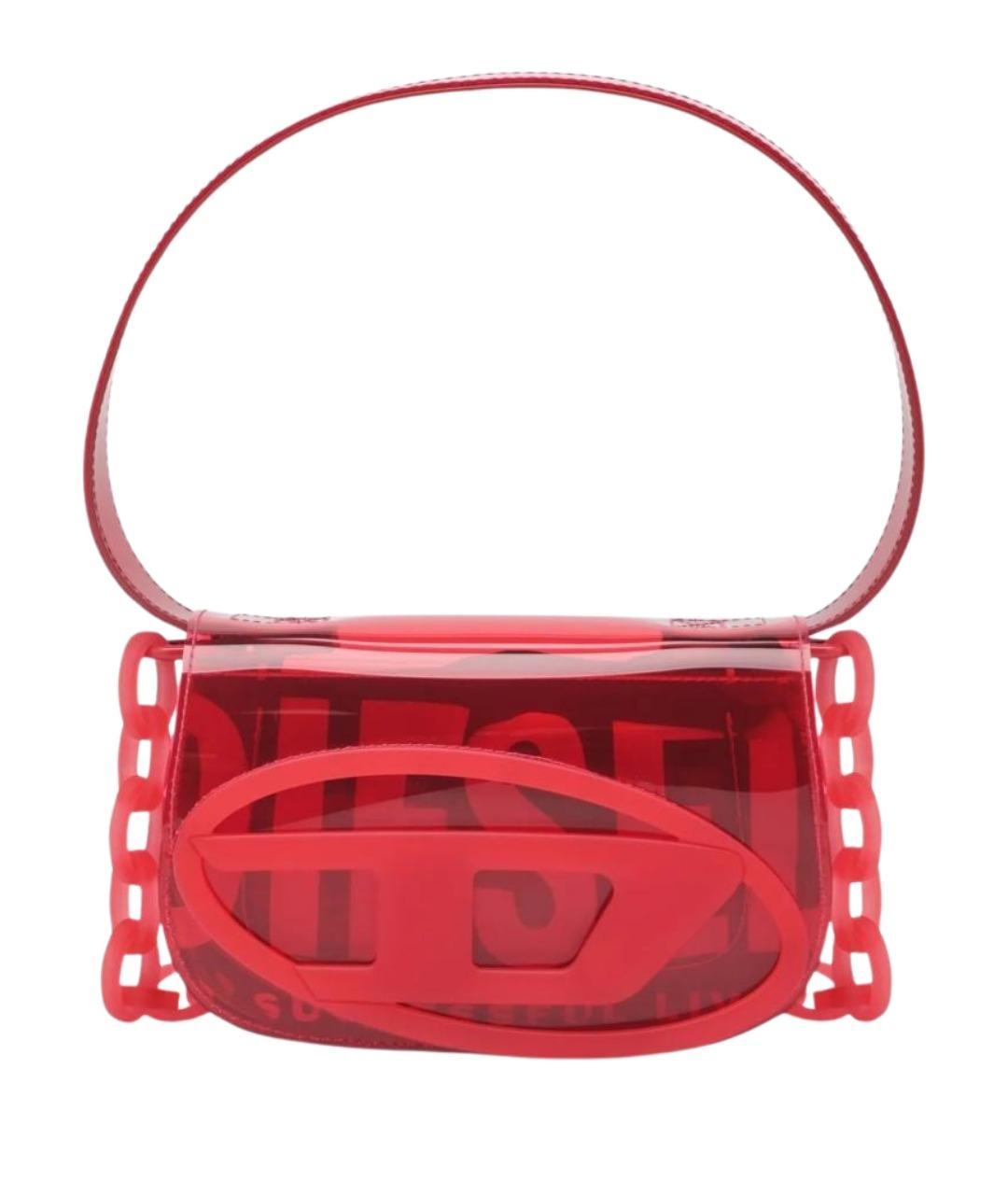 DIESEL Красная сумка через плечо, фото 1