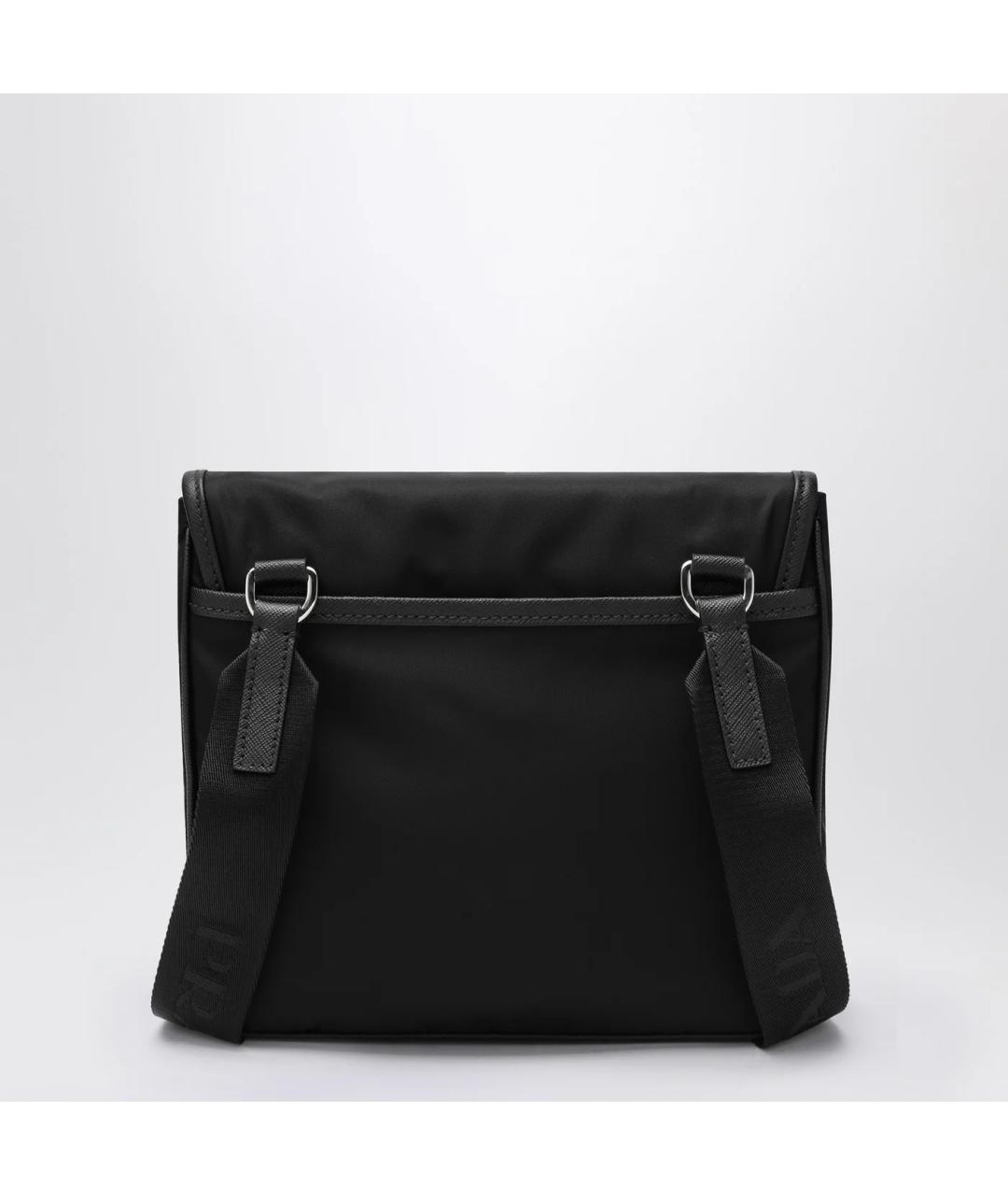 PRADA Черная синтетическая сумка на плечо, фото 2