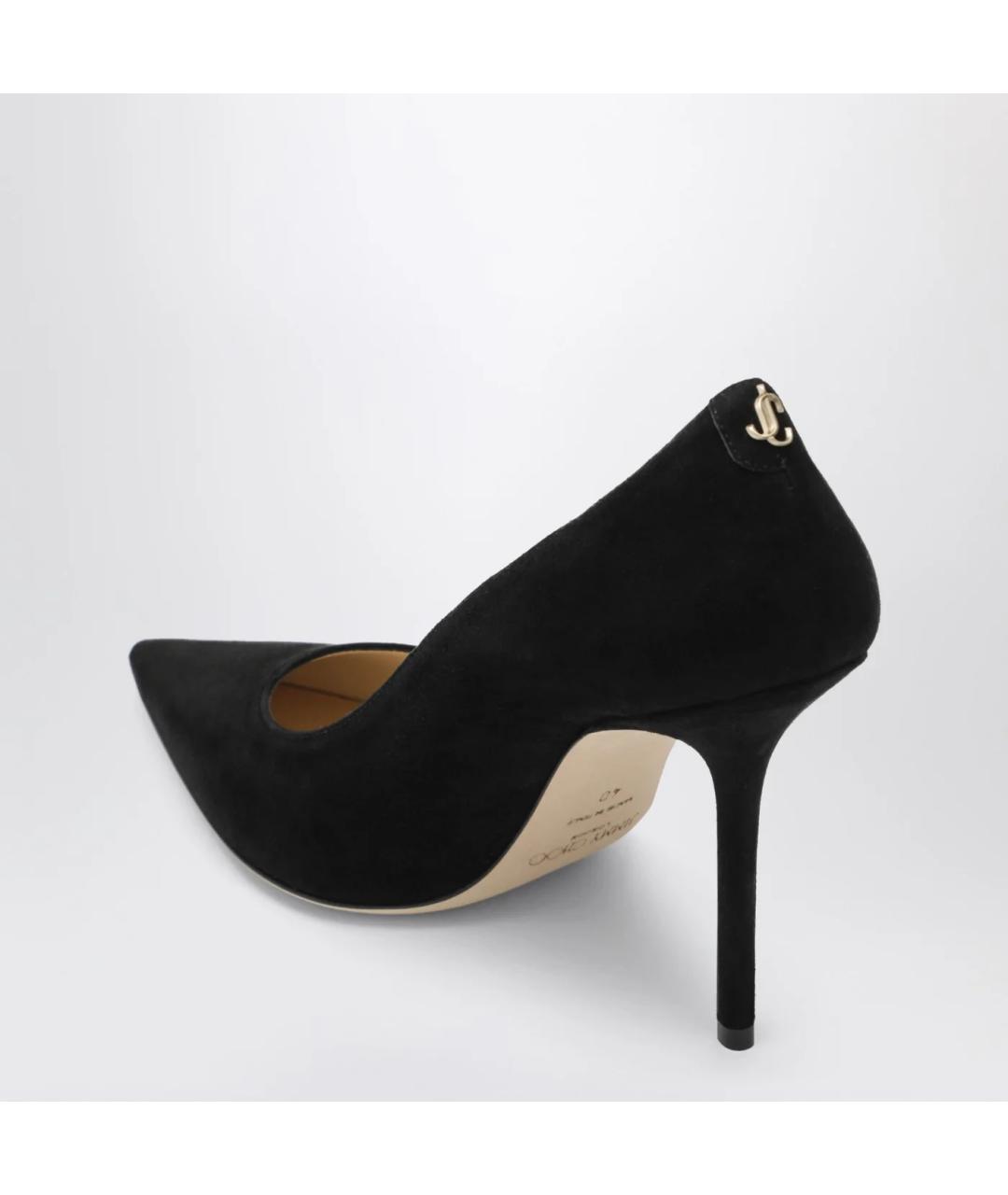 JIMMY CHOO Черные замшевые туфли, фото 2