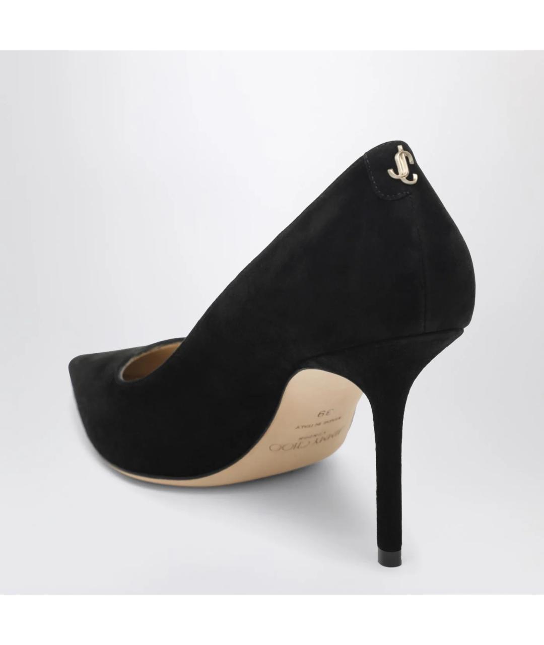 JIMMY CHOO Черные замшевые туфли, фото 2