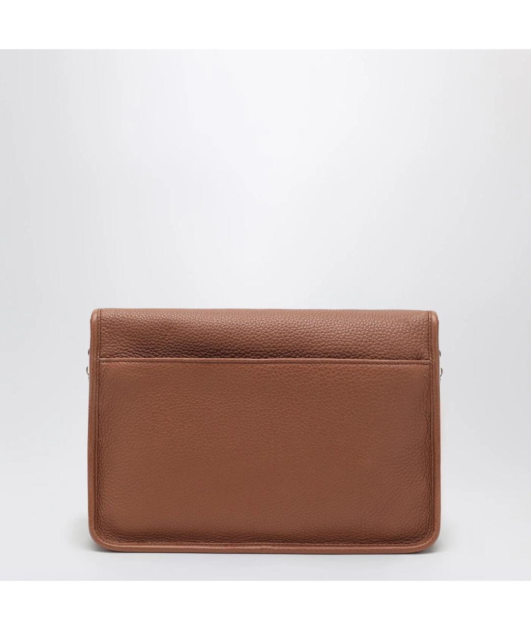 PRADA Коричневая кожаная сумка на плечо, фото 2