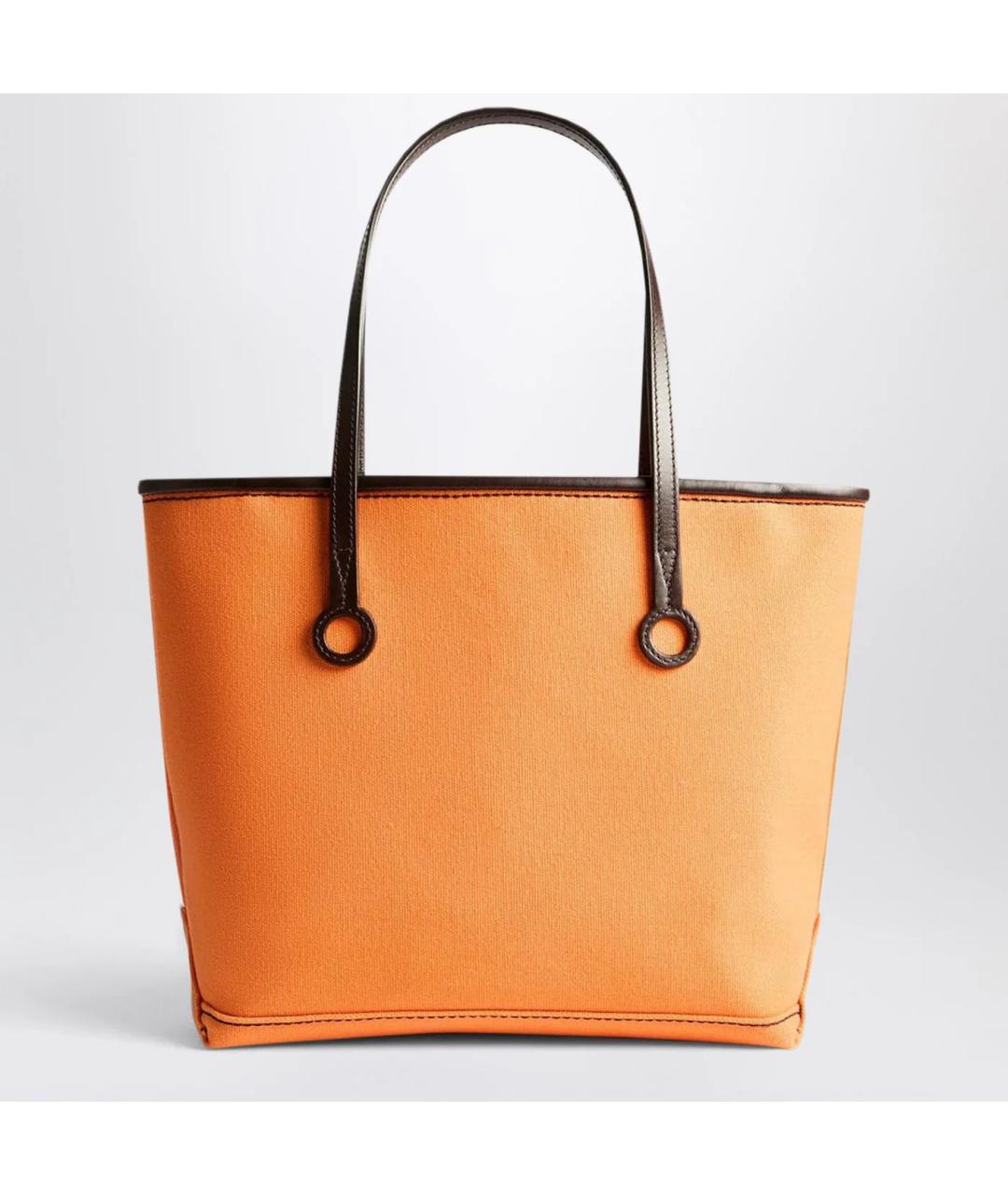 J.W.ANDERSON Оранжевая хлопковая сумка тоут, фото 2