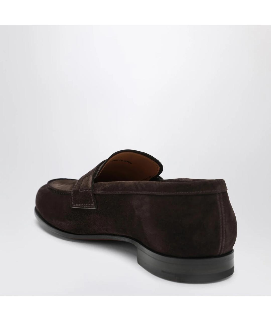 CHURCH'S Коричневые замшевые лоферы, фото 2
