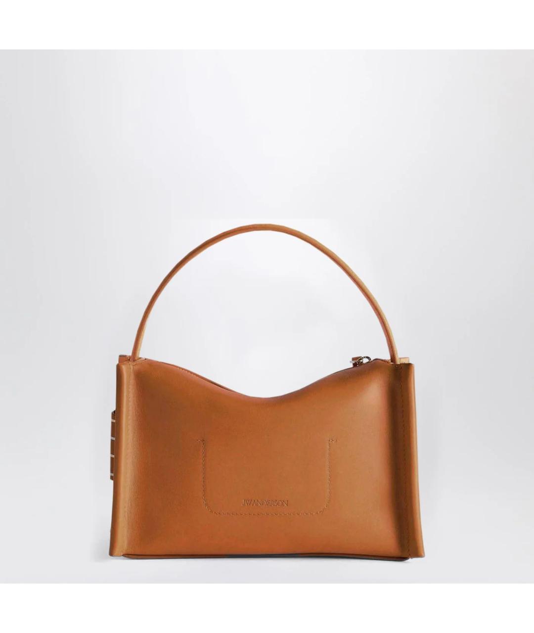 J.W.ANDERSON Бежевая кожаная сумка через плечо, фото 2