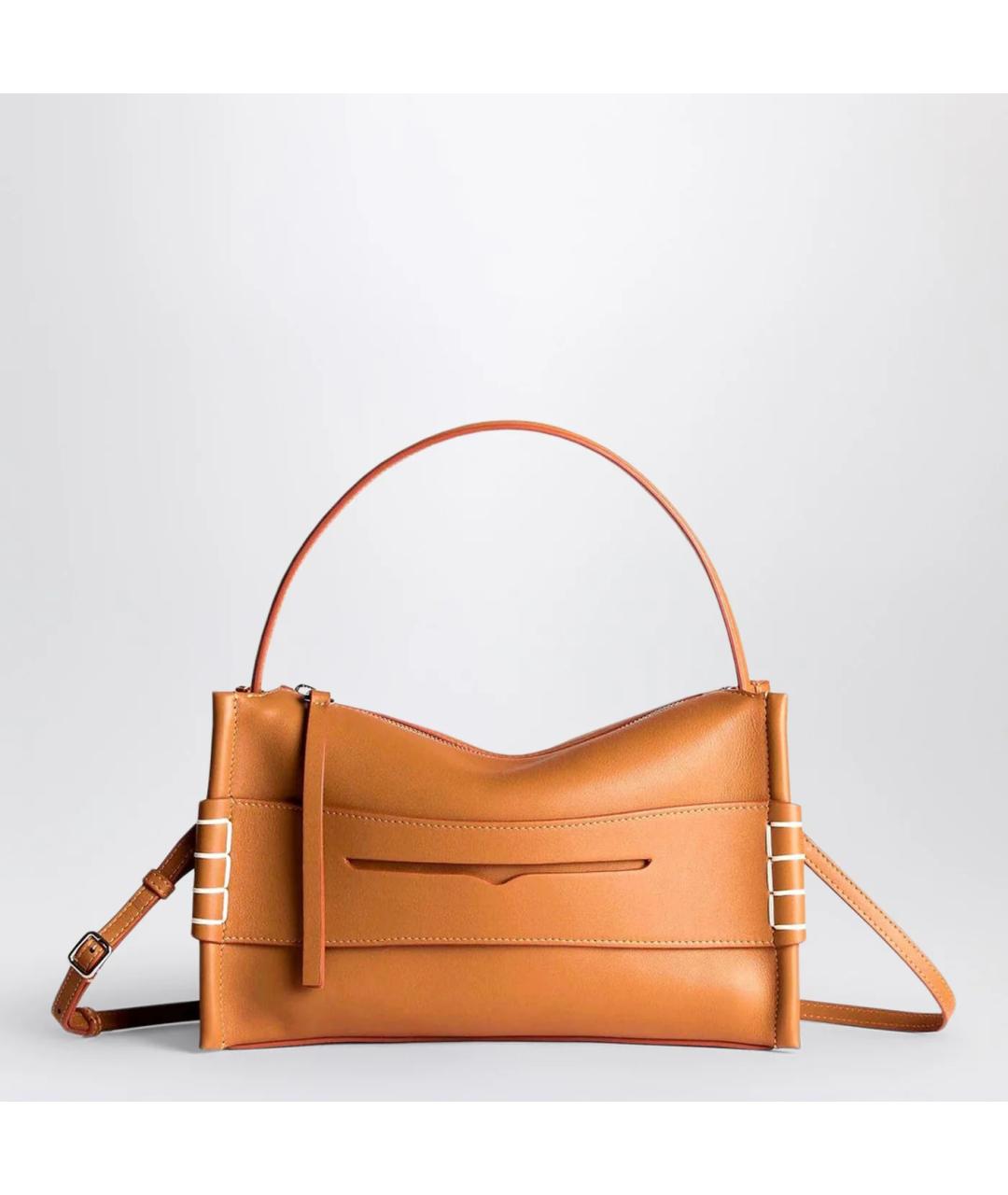 J.W.ANDERSON Бежевая кожаная сумка через плечо, фото 3