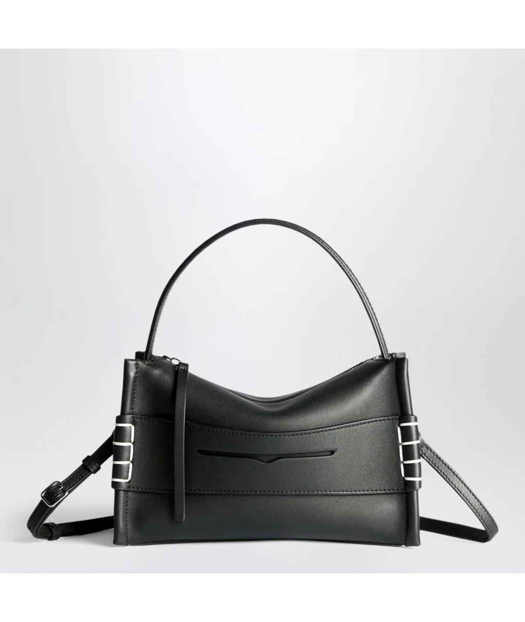 J.W.ANDERSON Черная кожаная сумка через плечо, фото 3