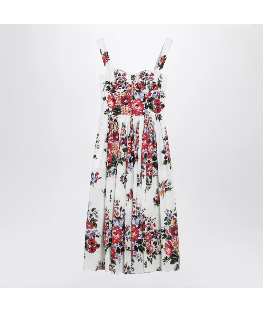 DOLCE&GABBANA Мульти хлопковый сарафан, фото 3