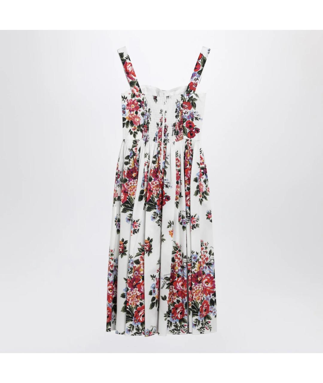 DOLCE&GABBANA Мульти хлопковый сарафан, фото 2