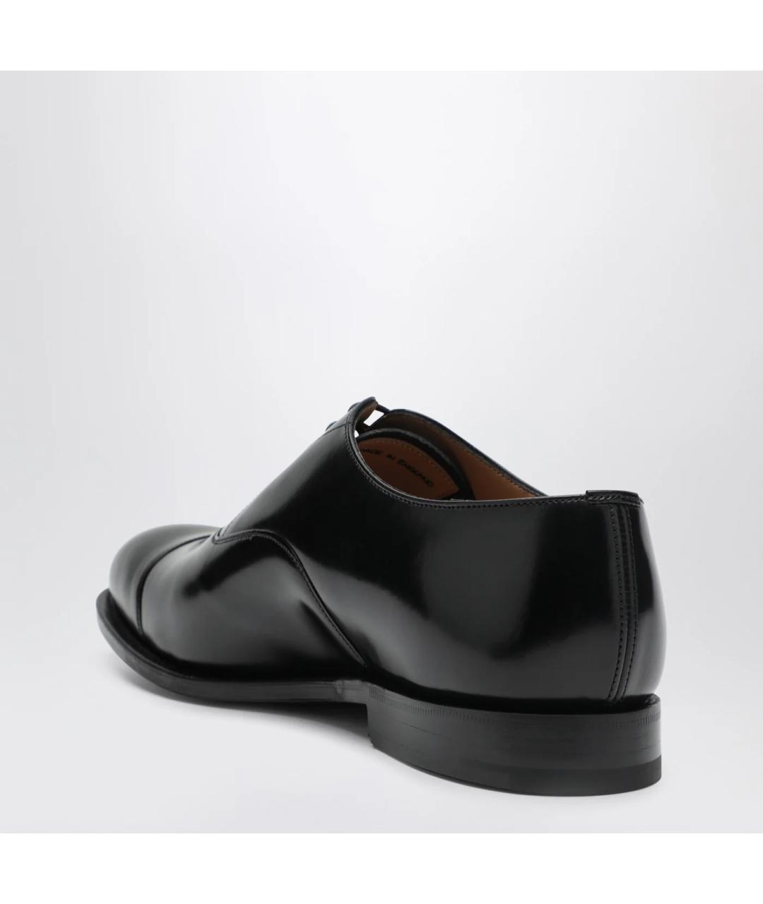 CHURCH'S Черные кожаные туфли, фото 2