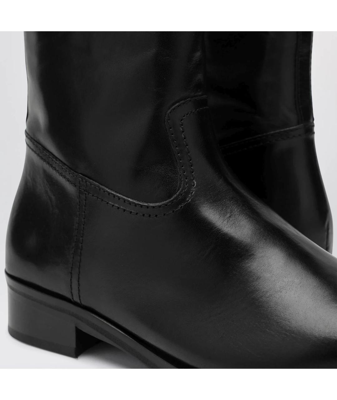 JUDE Черные кожаные ботинки, фото 4
